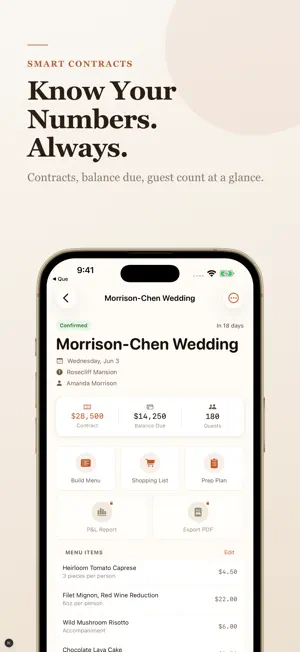 Catering & Food Cost - Galley screenshot 3