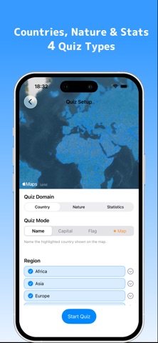 World Map Geography Quiz Screenshot 2 of 7