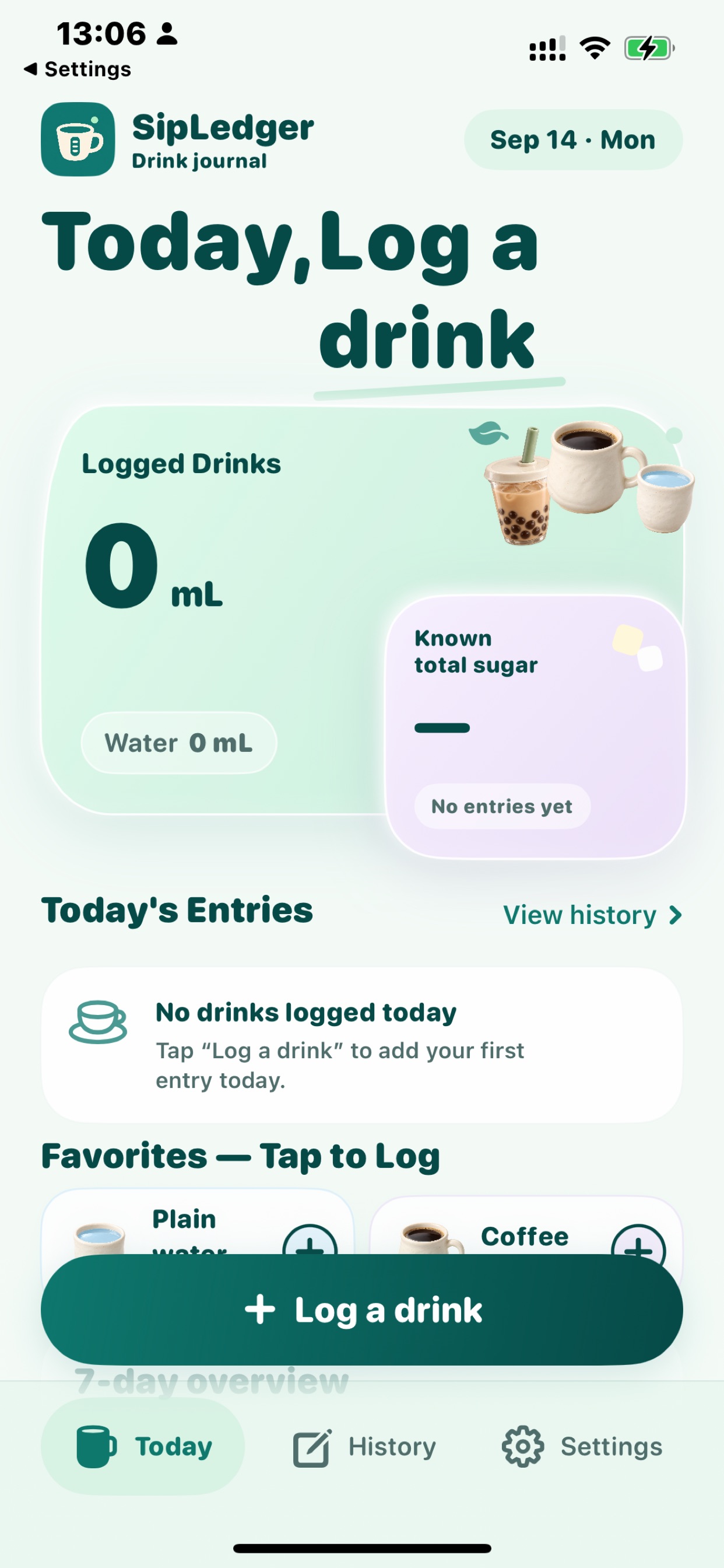 Screenshot 1 of SipLedger