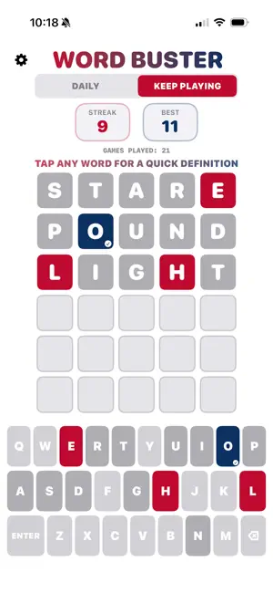 Isogram Word Buster screenshot 2