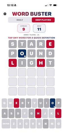 Isogram Word Buster screenshot