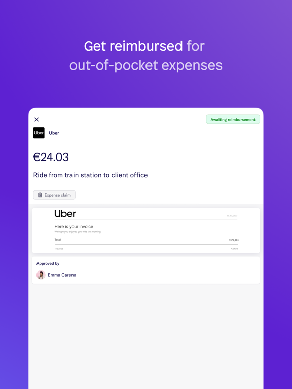 Spendesk iPad screenshot 4 - Business app