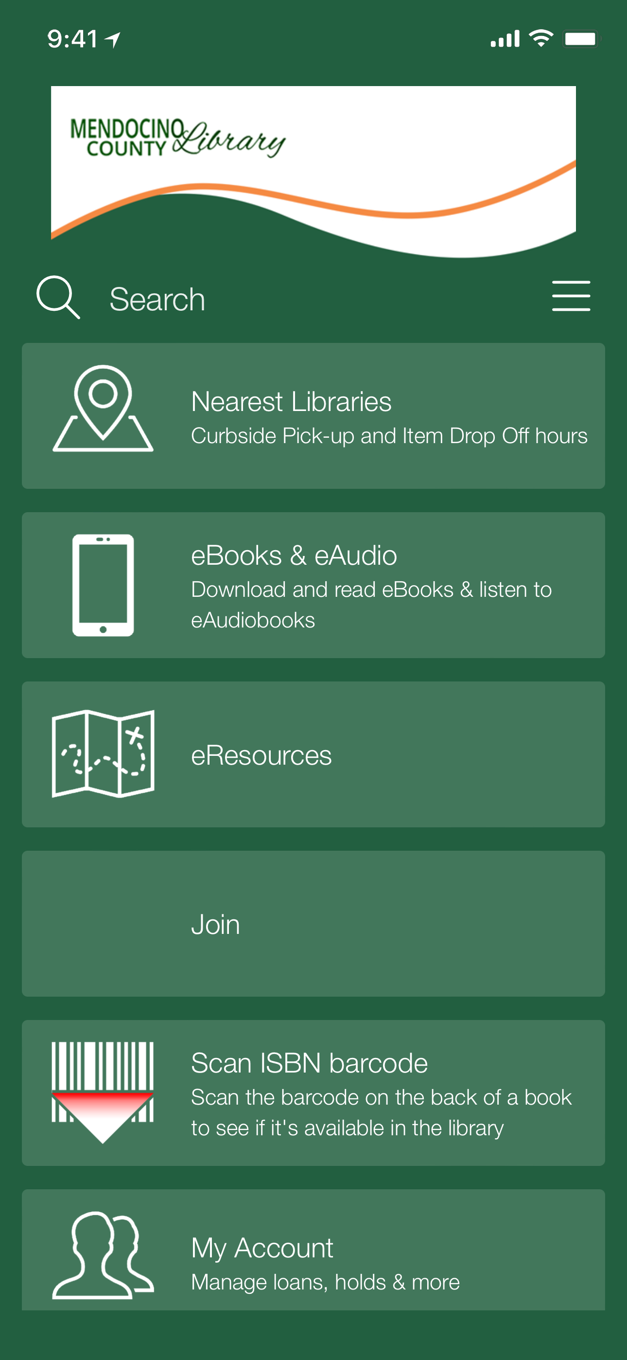 Mendocino County Library App