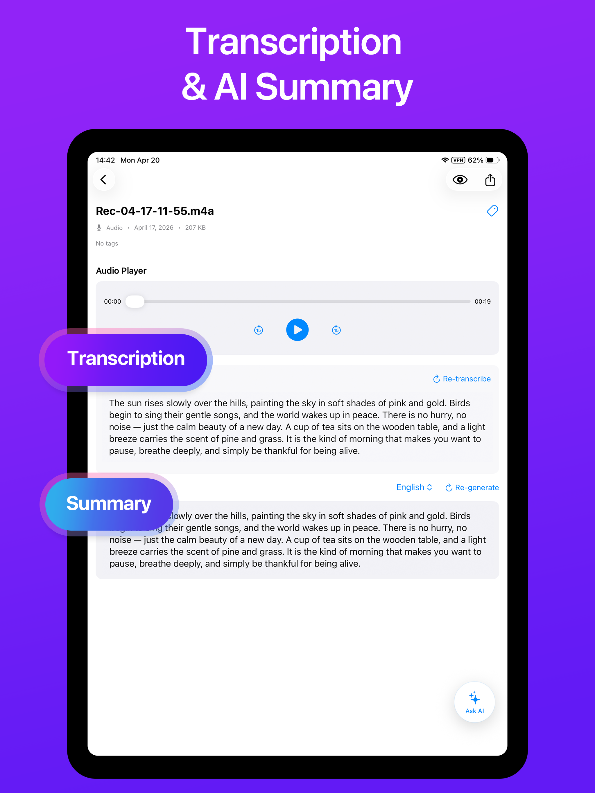 AI Minutes - AI Meeting Note screenshot 8