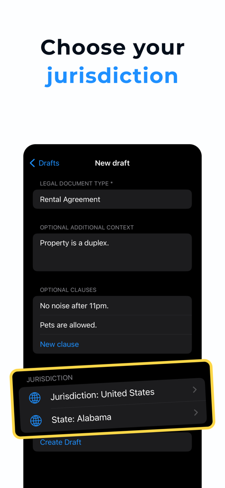 Contract Maker: Legal Draft screenshot 3