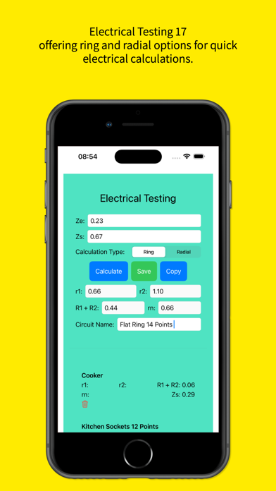 Screenshot #1 pour Electrical Testing 17