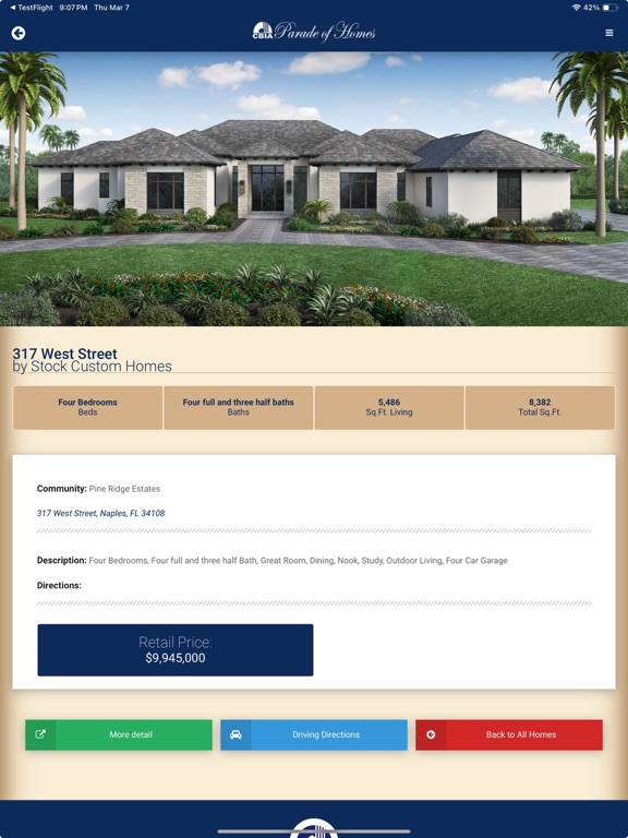 Screenshot #6 pour Parade of Homes Naples