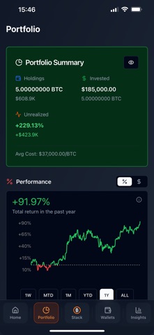 BitWay: Track Your Stack Screenshot 3 of 6