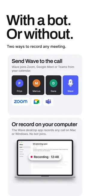 Wave AI Note Taker & Recorder screenshot 3