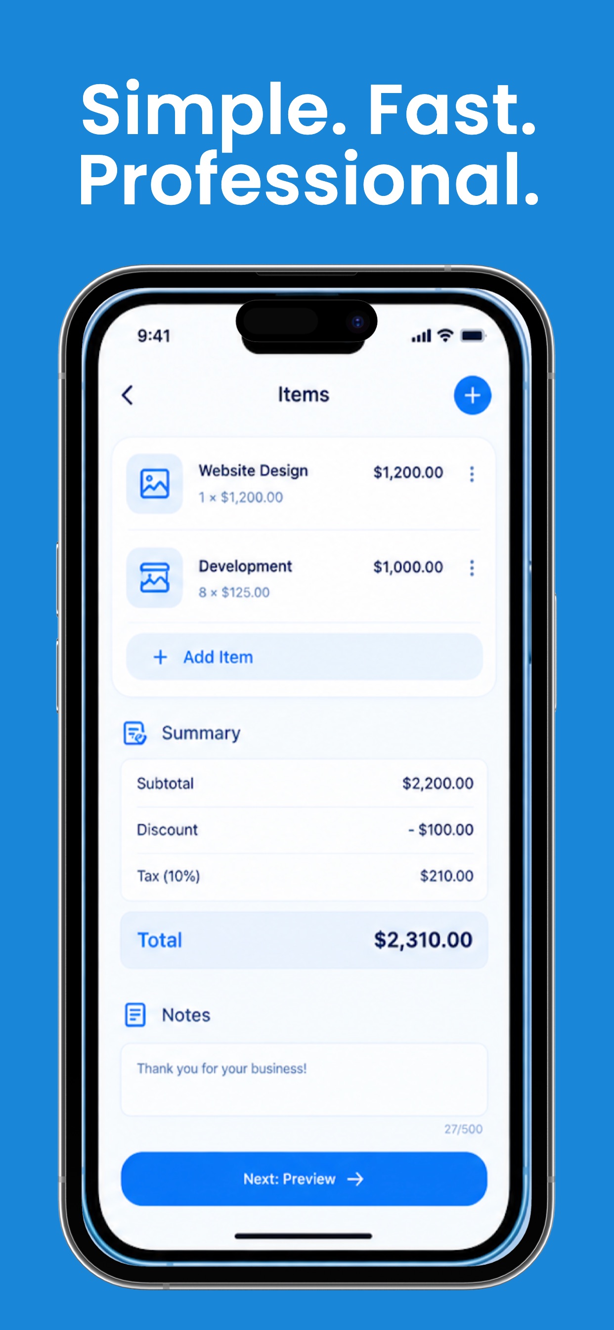 Screenshot 2 of Instant Invoice Generator