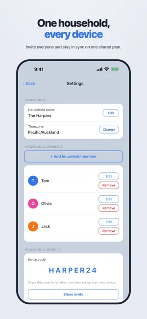FamilyMeals: Meal Planner screenshot 4