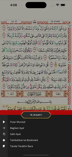 Quran Best Indonesia iPhone screenshot 6