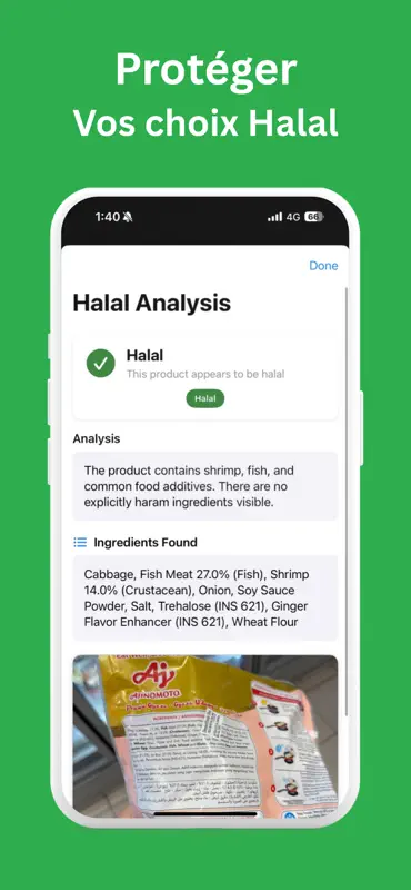 Scan Halal Produits: HalalMate screenshot 3 of 5