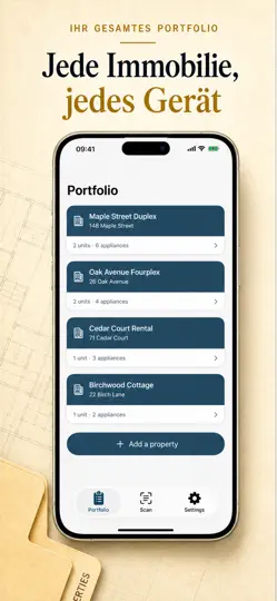 Screenshot von ApplianceLog: Serial Inventory auf dem iPhone 2