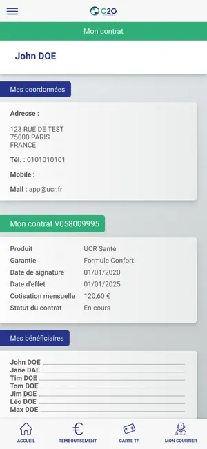 C2G Assurances screenshot 4