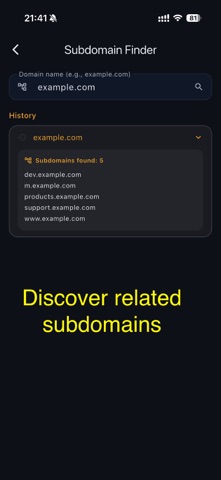 App screenshot