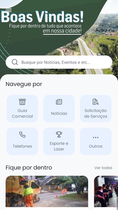 Vinhedo APP Screenshot