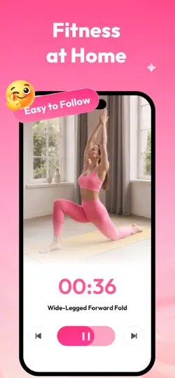 Скриншот LightFit: Home Workout Women на iPhone 3