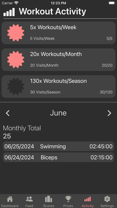 KOS Fitness Screenshot