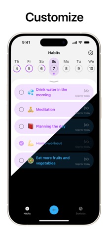Habit Tracker: Simple&Powerful iPhone screenshot