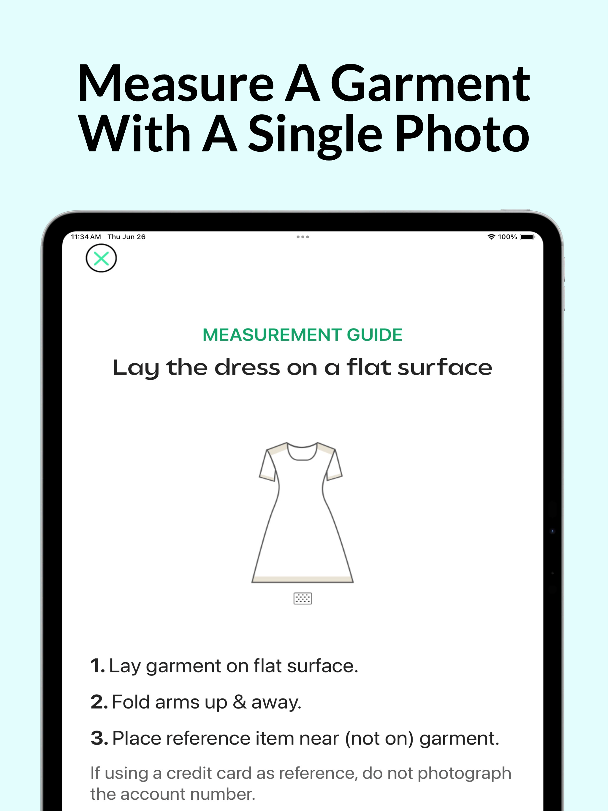 Tailored: Measure apparel fast