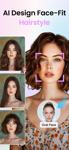 PixBeauty -AI HairStyle Try On iPhone screenshot