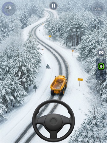 Snow Plow Truck: Digger Sim 3D iPad screenshot