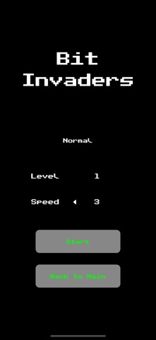 Bit Invaders screenshot