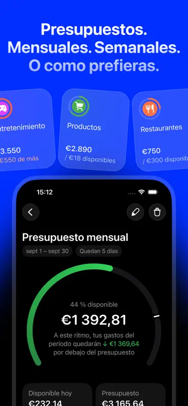 Expensa: Gastos y Presupuesto screenshot 3 of 8