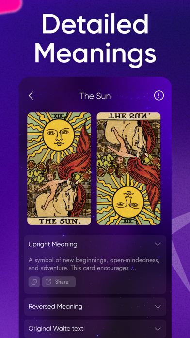 Tarot Cards Reading & Meanings Screenshot