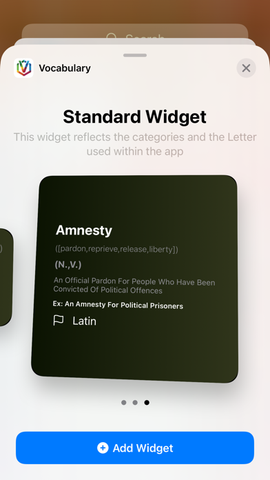 Vocabulary Builder daily words Screenshot