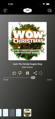 WBCL Christmas Stream app screenshot