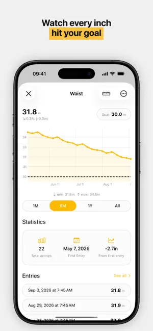 Body Measurement Tracker & Log screenshot 3