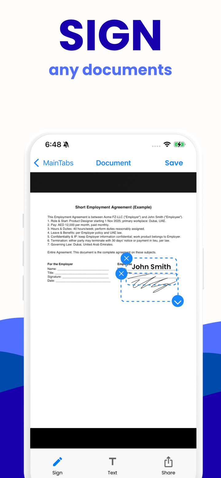 Document Signer - Sign Now PDF screenshot 3