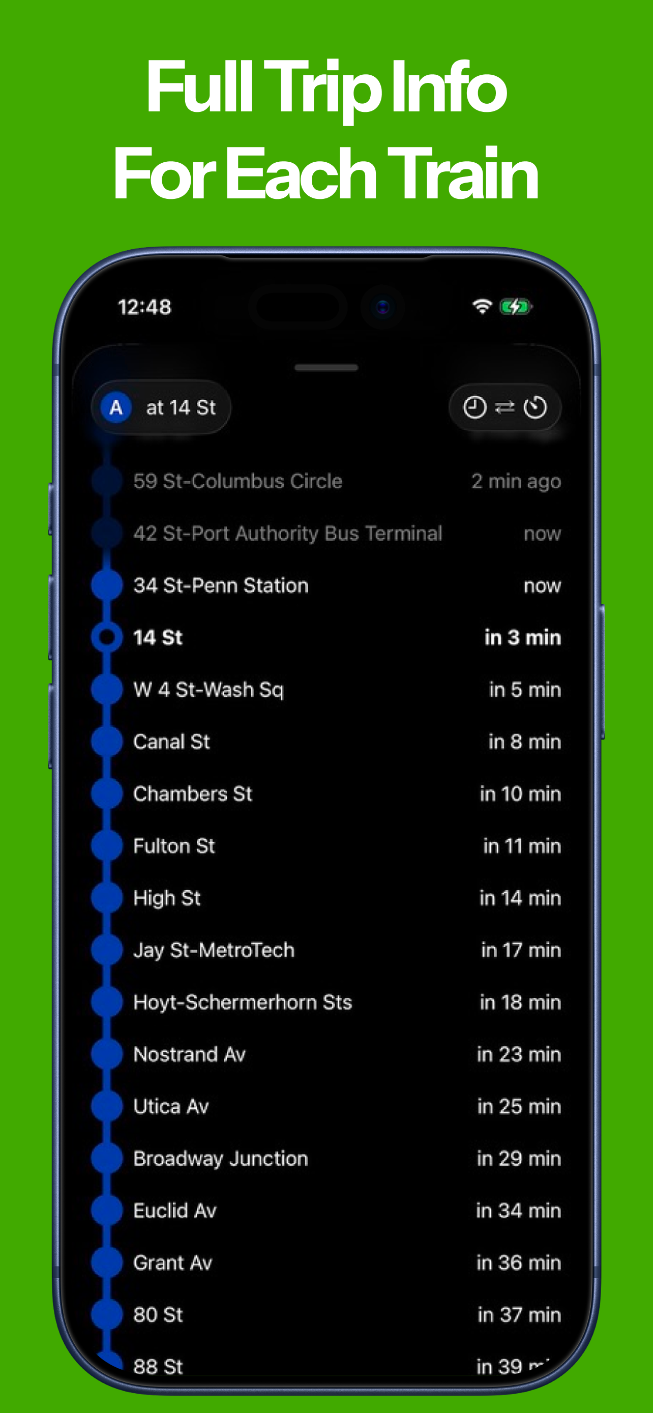 NYC Subway Widget