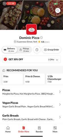 Dominic Pizza. Screenshot 2 of 4