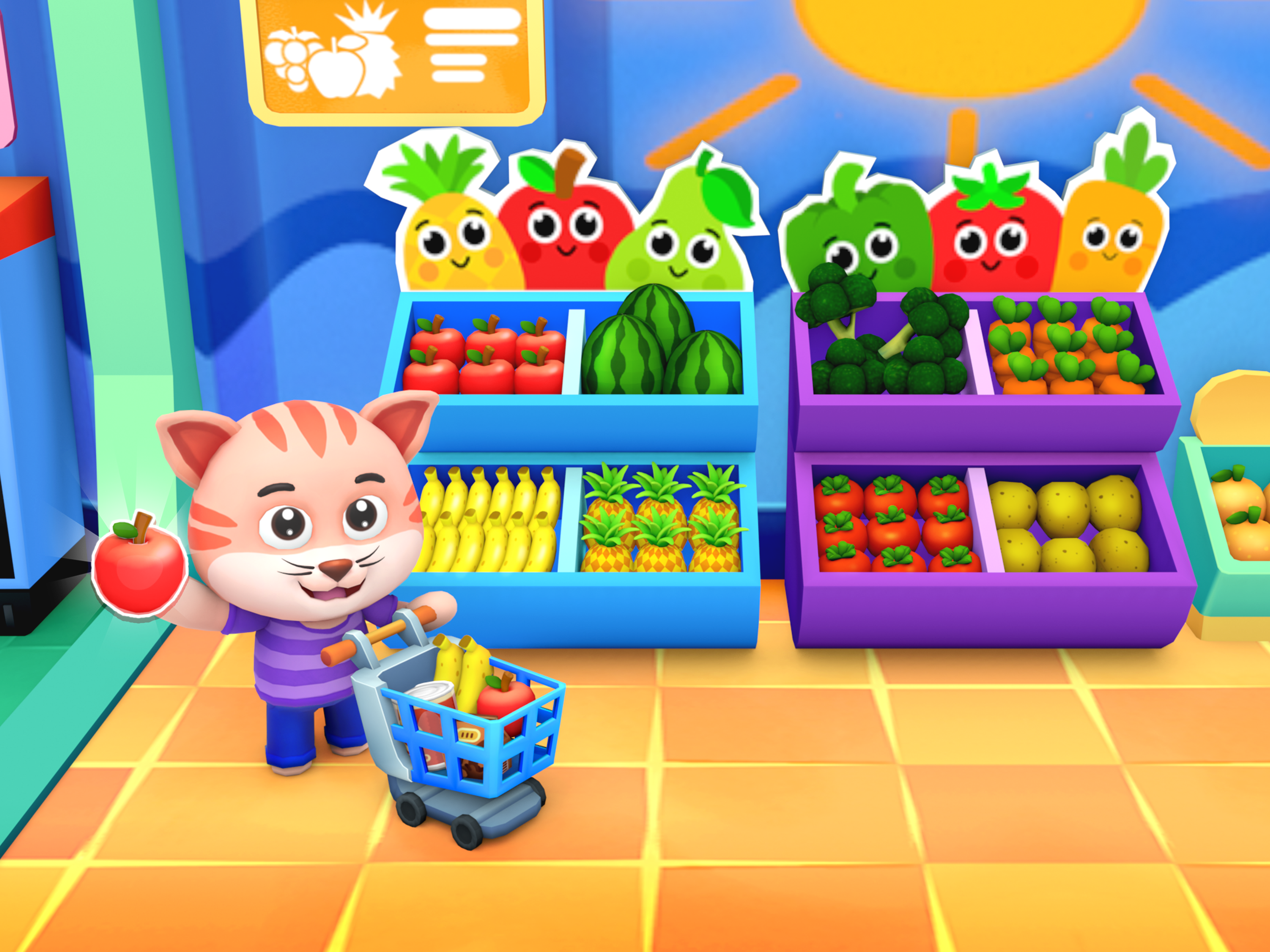 Kids Grocery Shopping Games screenshot 15