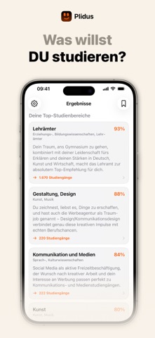 Finde dein Studium - Plidus Screenshot 1 of 5