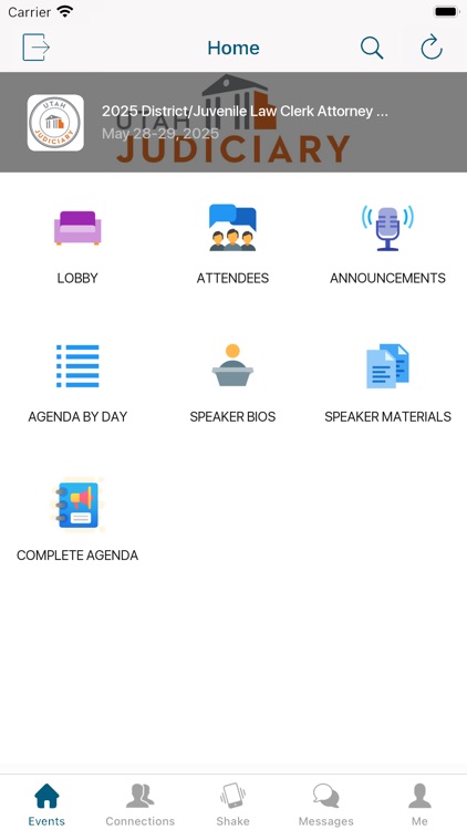 Utah State Courts Events