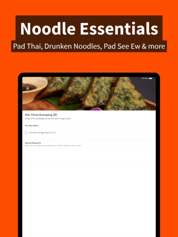 Pad Thai Noodle Restaurant iPad screenshot