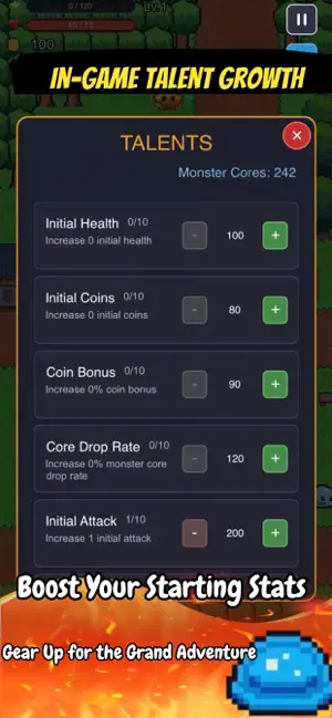 Slime Dash: Roguelike Game screenshot 4