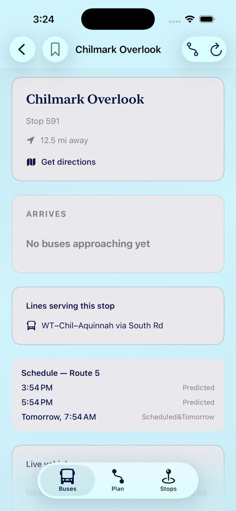 Martha’s Vineyard Bus Tracker screenshot 6