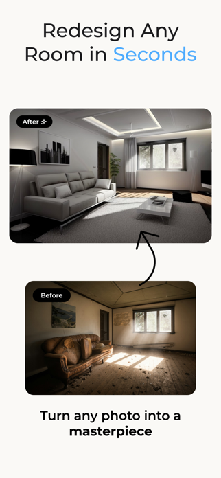 Housy: AI Interior Design Screenshot 1 of 7