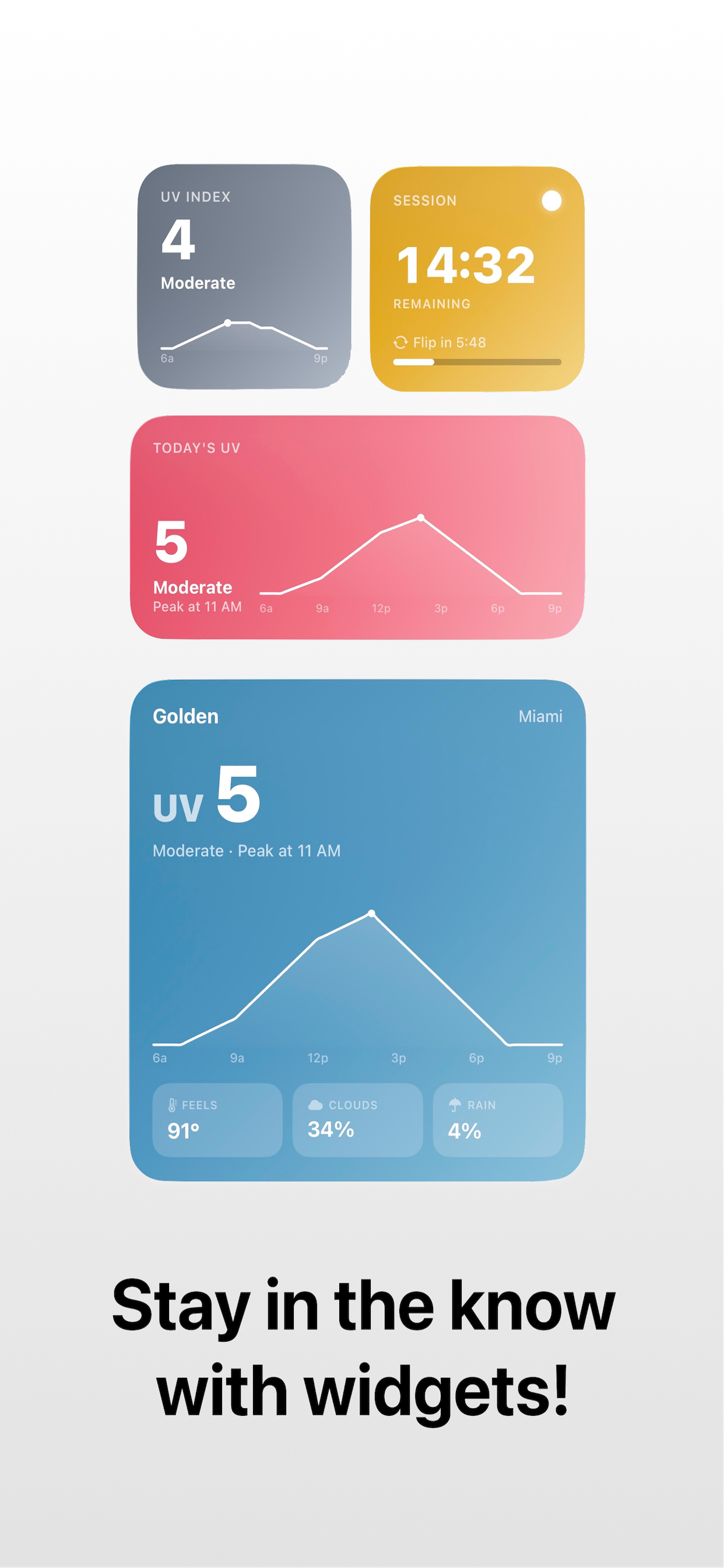 Golden: UV Index & Tan Timer screenshot 2