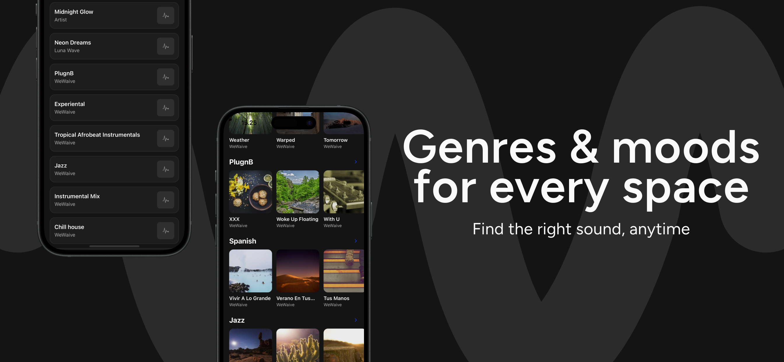 WeWaive: Royalty Free AI Music screenshot 3
