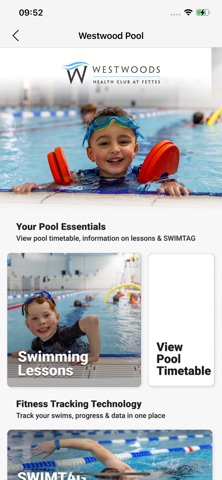 Westwoods Health Club iPhone screenshot