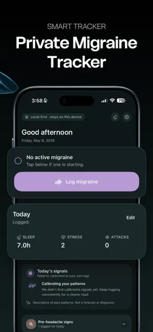ReliefLog: Migraine Tracker screenshot 2