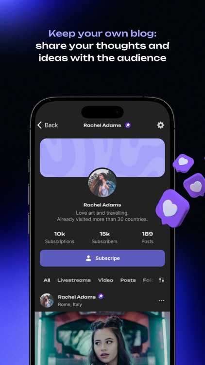 Tach – video, streams, blogs screenshot-4