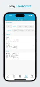 Freelance bookkeeping screenshot #7 for iPhone
