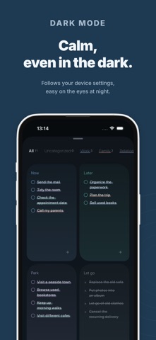 KUU: Brain Dump for Busy Minds iPhone screenshot